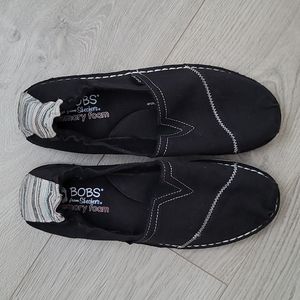 Bobs by Skechers Black Slip On